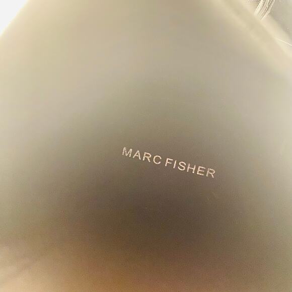 Marc Fisher Rainy2 Black Rubber Chelsea Boots Size 10 - Picture 5 of 9